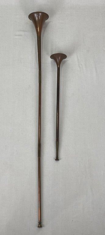 19th Century Copper and Brass Hunting Horns - 2