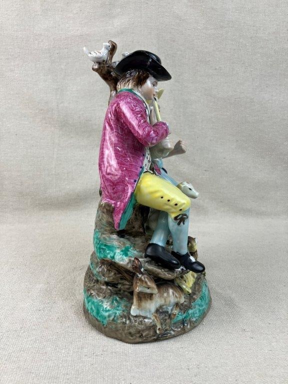 Staffordshire Pastoral Courting Couple Figurine - 7