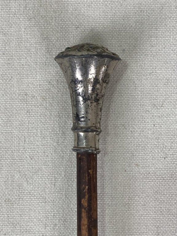 Walking Stick and Folk Art Sword - 7