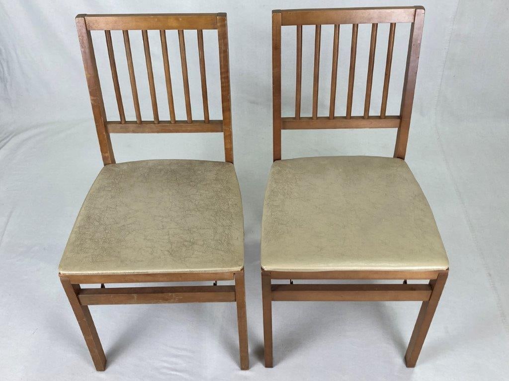 Four Mid Century Modern Folding Chairs - 2