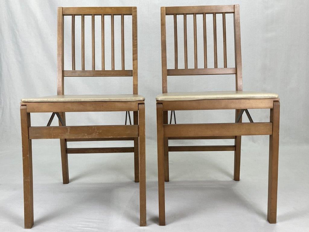 Four Mid Century Modern Folding Chairs - 3