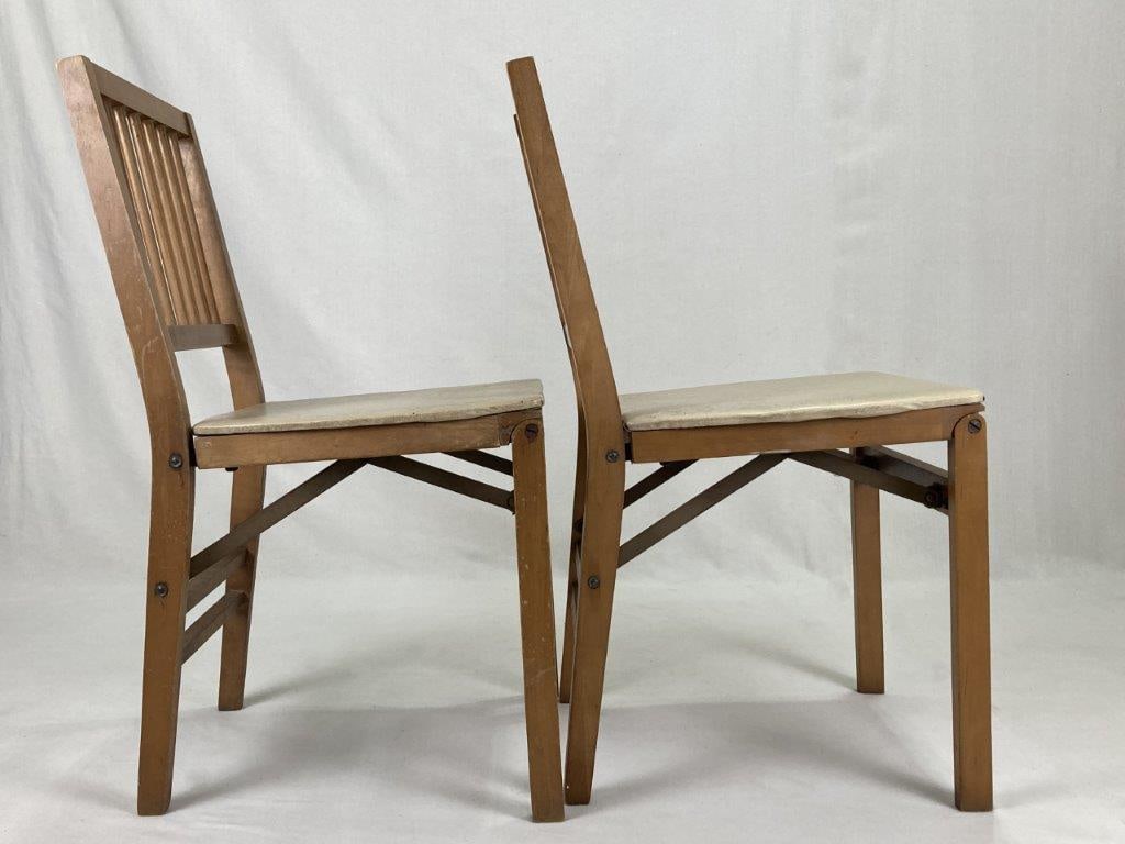 Four Mid Century Modern Folding Chairs - 4