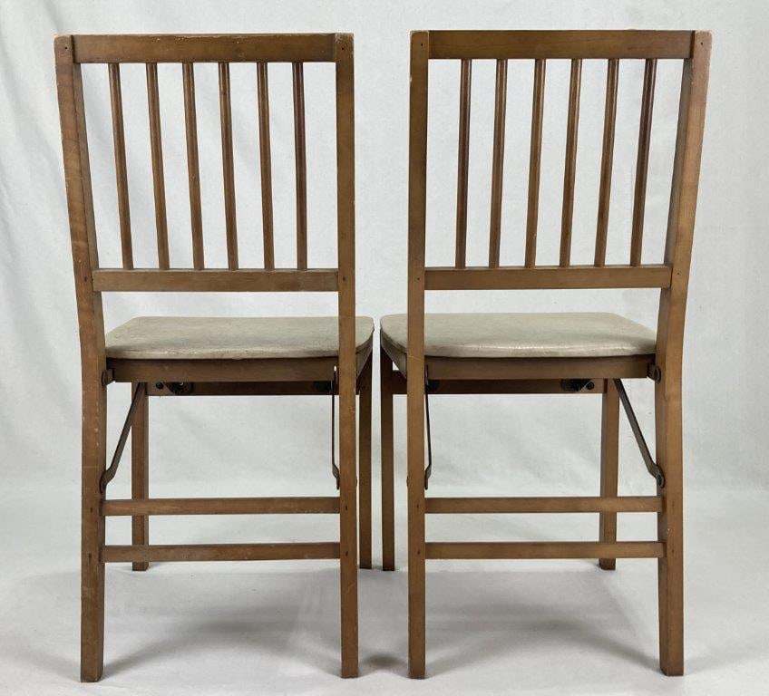 Four Mid Century Modern Folding Chairs - 5