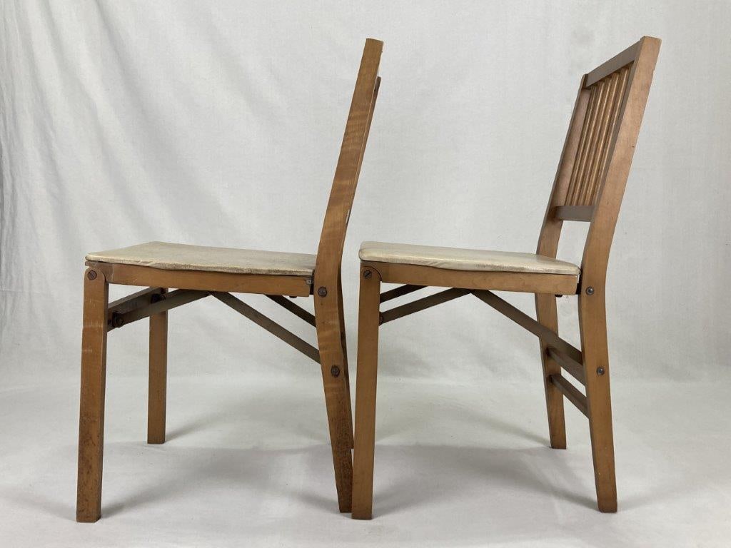 Four Mid Century Modern Folding Chairs - 6