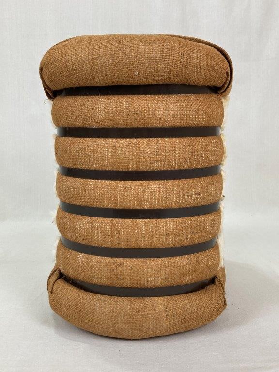 Decorative Burlap Cotton Bale - 4