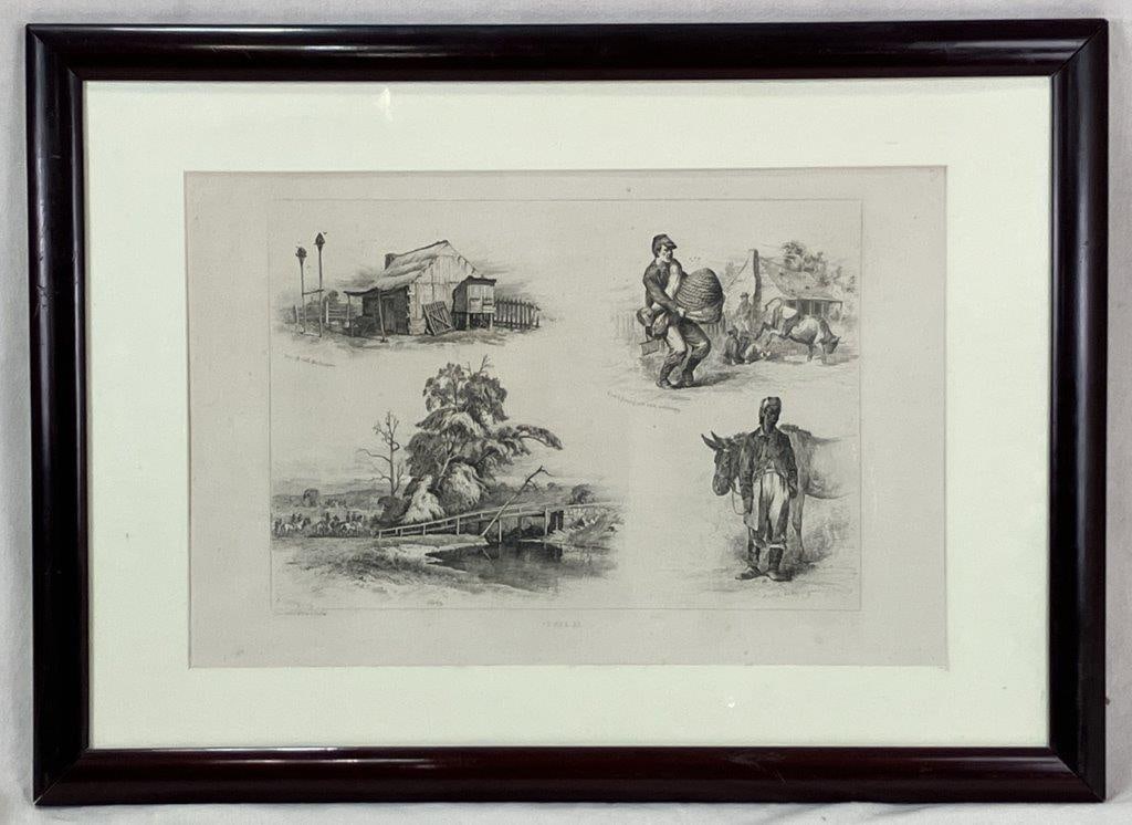 Civil War Era, Edwin Forbes, Scenes from Southern Life, Etching (1 of 8)
