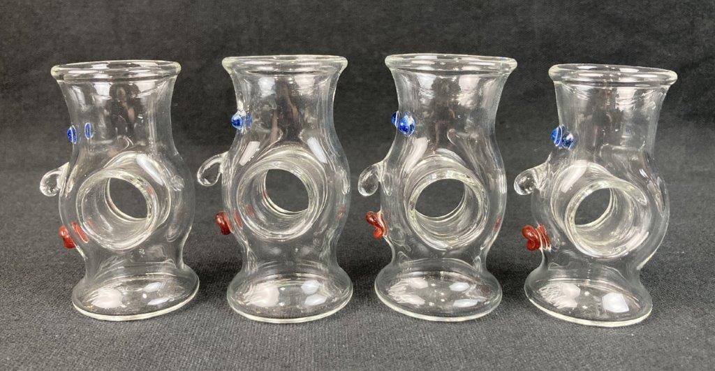 Set of Signed Karl Ittig Figural Shot Glasses - 4