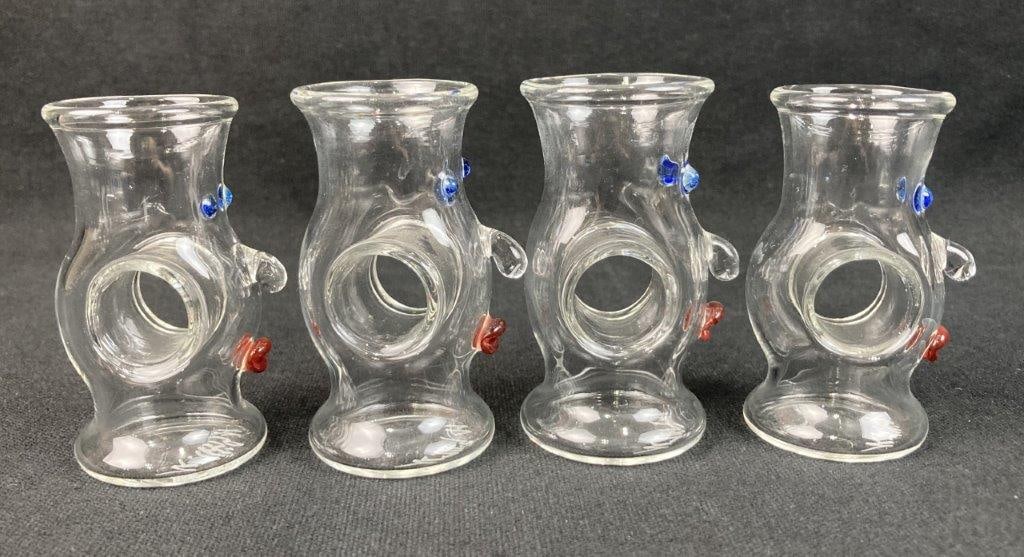 Set of Signed Karl Ittig Figural Shot Glasses - 6