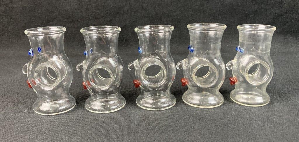 Set of Signed Karl Ittig Figural Shot Glasses - 8