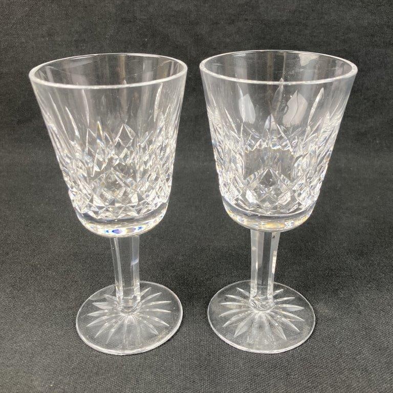 Pair of Waterford Lismore Wine Glasses (1 of 7)