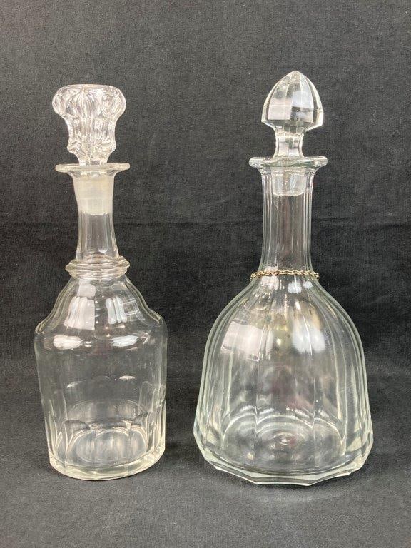 Four Glass Decanters Featuring MCM Holmegaard Blown Glass - 12