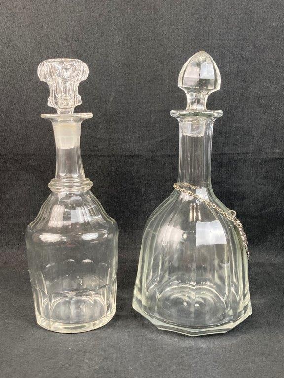 Four Glass Decanters Featuring MCM Holmegaard Blown Glass - 13