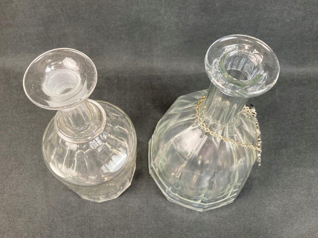 Four Glass Decanters Featuring MCM Holmegaard Blown Glass - 14