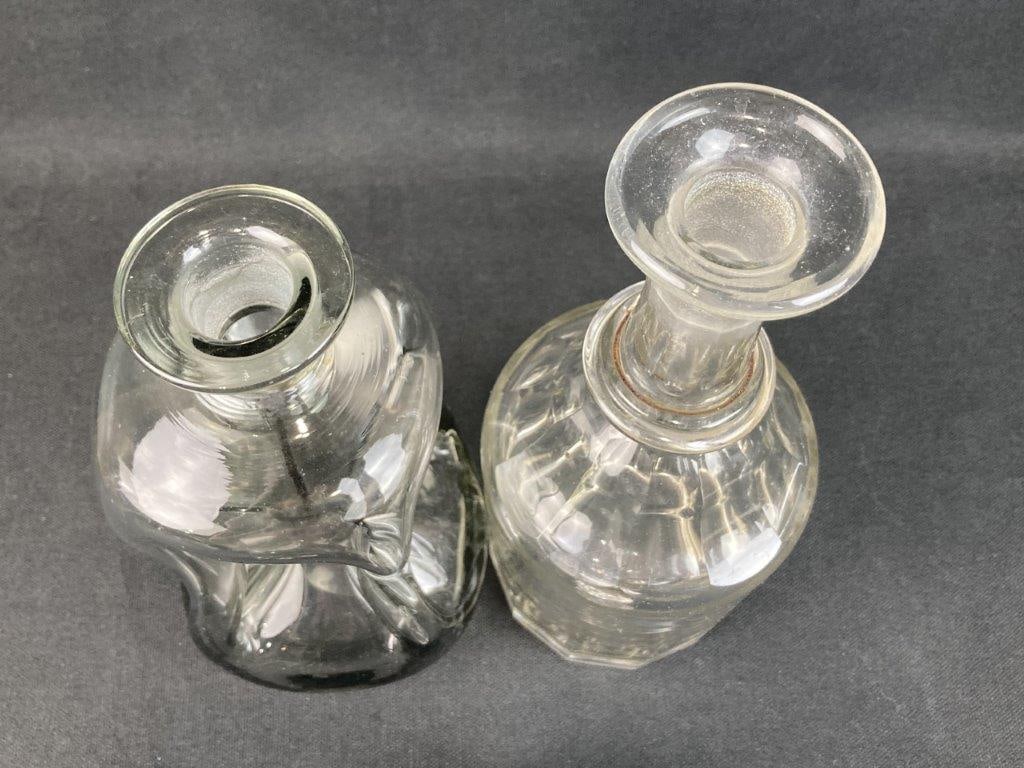 Four Glass Decanters Featuring MCM Holmegaard Blown Glass - 7
