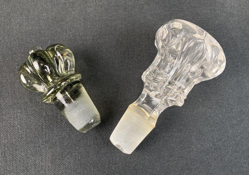 Four Glass Decanters Featuring MCM Holmegaard Blown Glass - 8