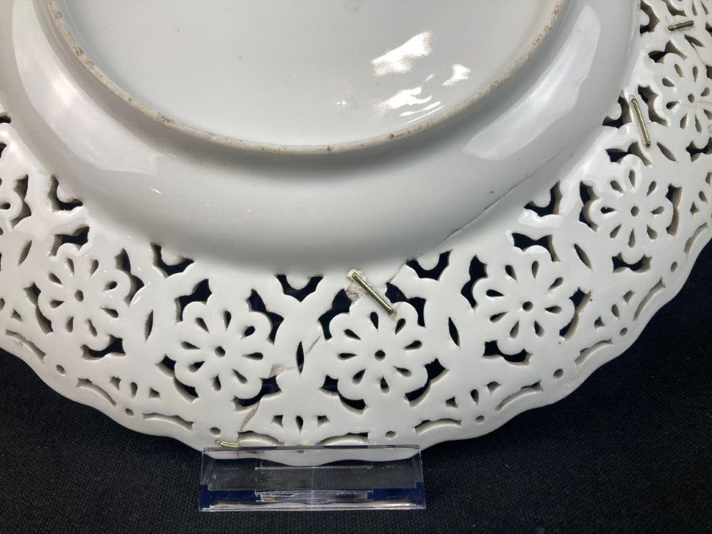 Dresden Hand-Painted Porcelain Plate - 5