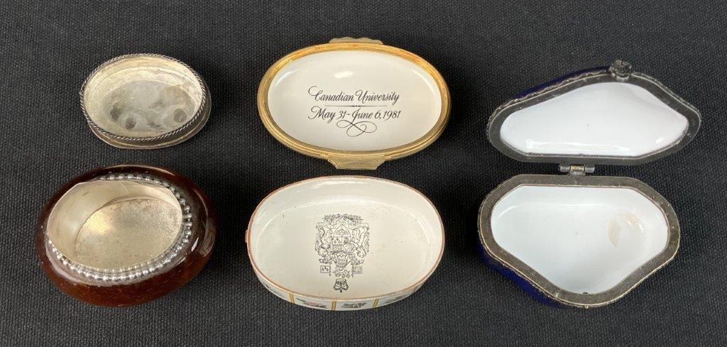 Assortment of Seven Decorative Trinket Boxes - 4