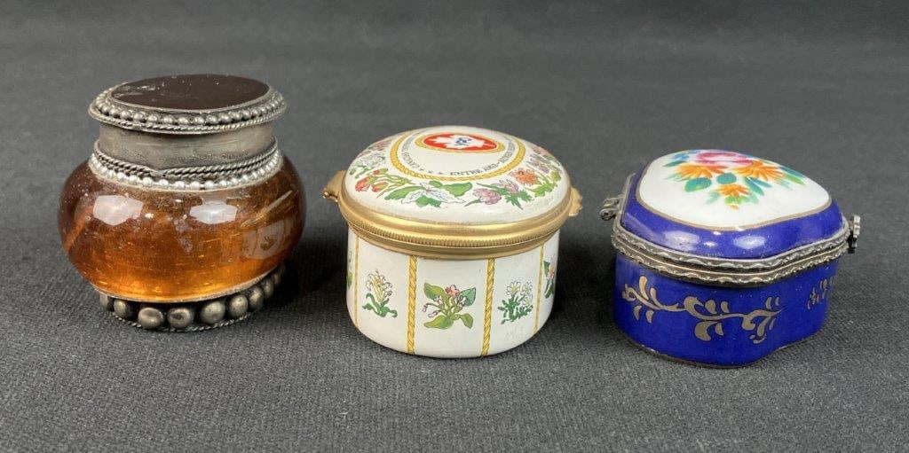 Assortment of Seven Decorative Trinket Boxes - 7