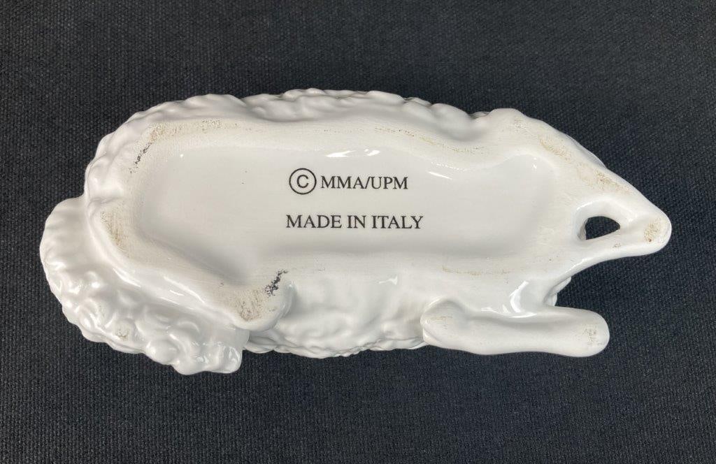 Mottahedeh Porcelain Sheep Trinket Box - 7