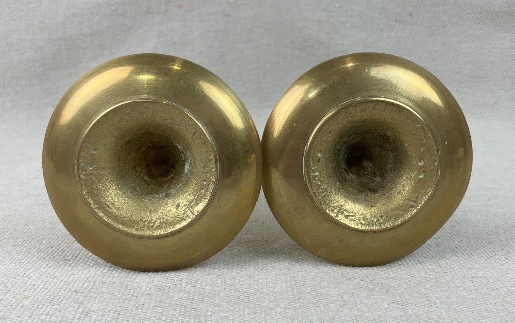 Four Brass Candlesticks - 10