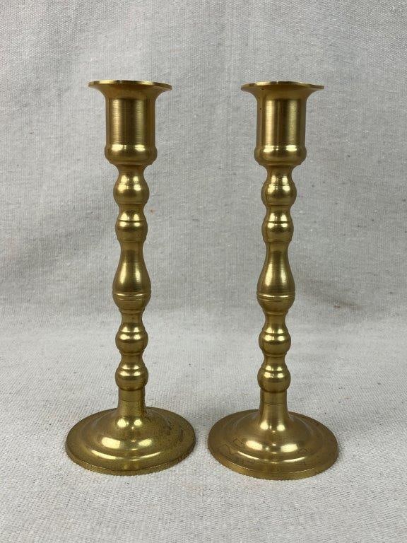 Four Brass Candlesticks - 5