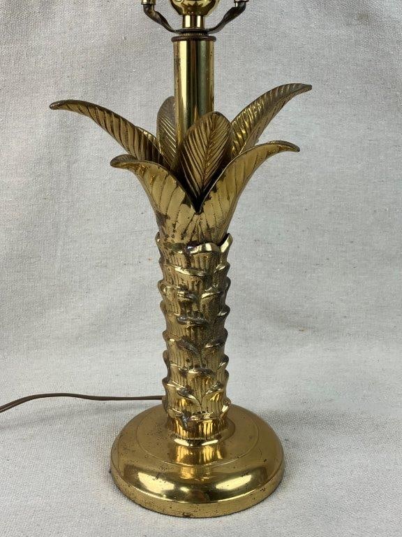 Brass Palm Tree Lamp - 4