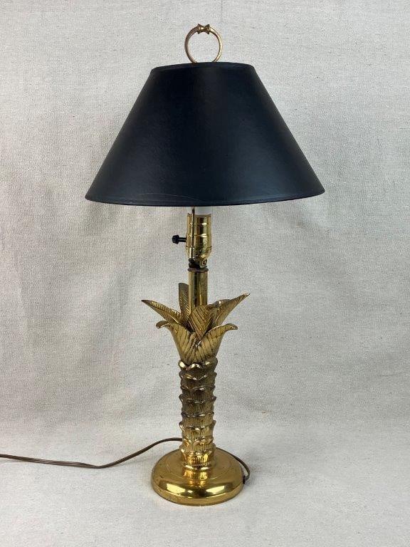 Brass Palm Tree Lamp - 5