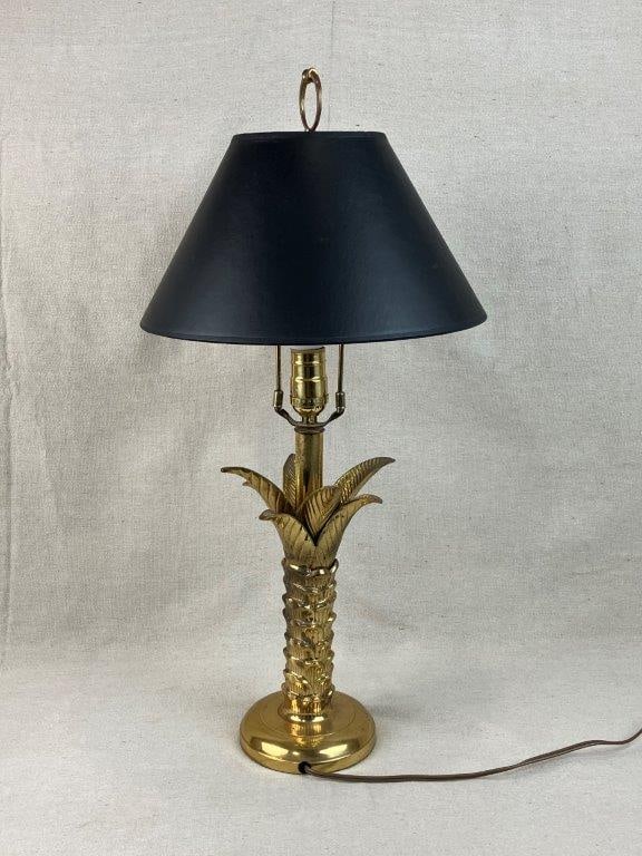 Brass Palm Tree Lamp - 7