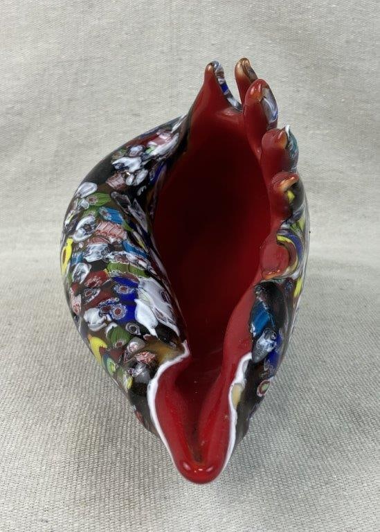 Art Glass Conch Shell - 4