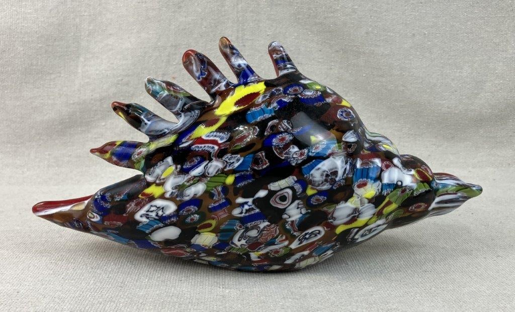 Art Glass Conch Shell - 5