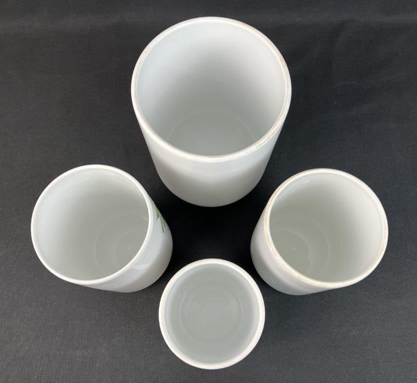 Royal Worcester Porcelain Evesham Storage Jars - 4
