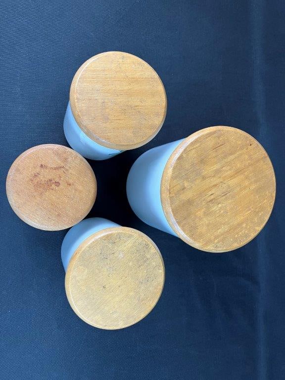 Royal Worcester Porcelain Evesham Storage Jars - 7