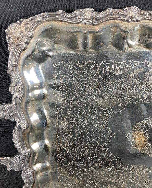Sheridan Silver Plate Serving Tray - 3
