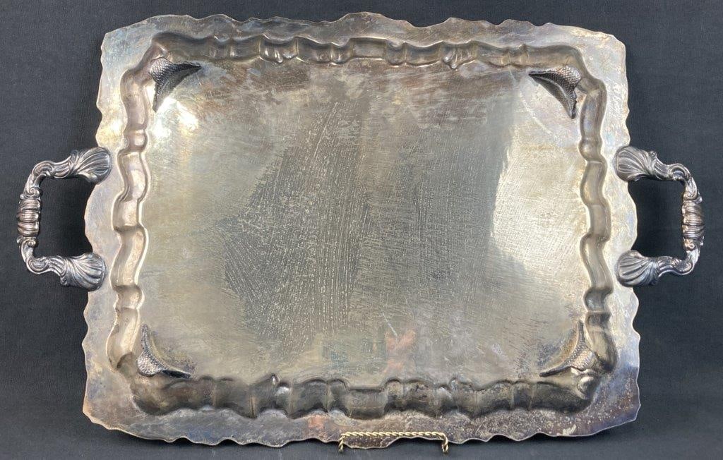 Sheridan Silver Plate Serving Tray - 5