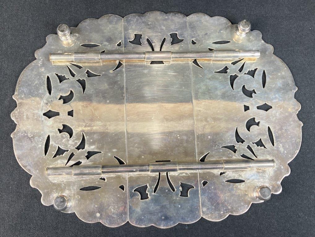 Lawrence B. Smith Co. Silver Plate Trivet - 5