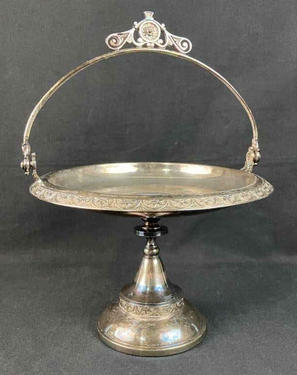 Derby Silver Company Silver Plate Bridal Basket (1 of 7)