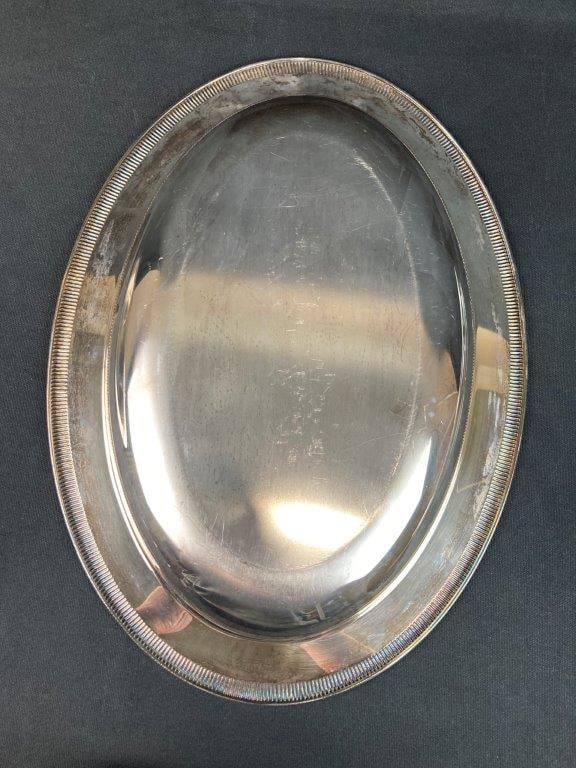 Gorham Silverplate Oval Serving Dish - 12
