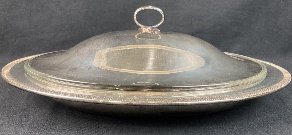 Gorham Silverplate Oval Serving Dish - 2