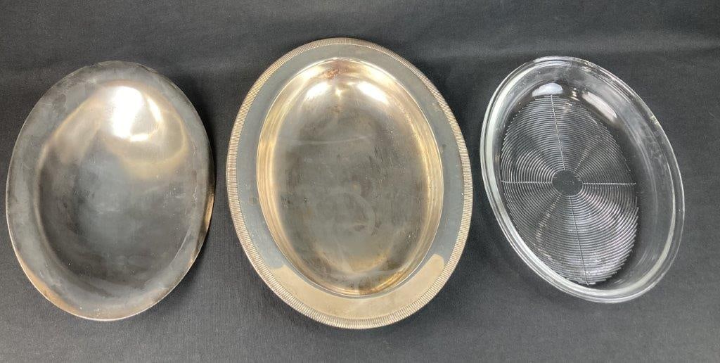 Gorham Silverplate Oval Serving Dish - 8