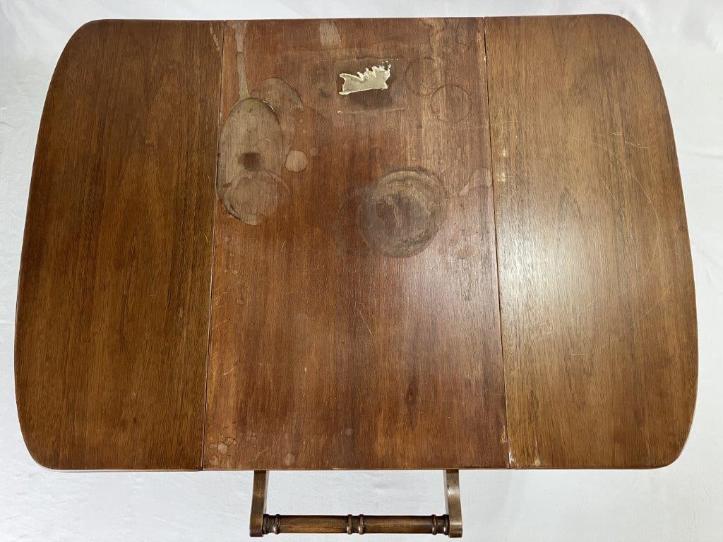 Vintage Mahogany Tea Cart - 2