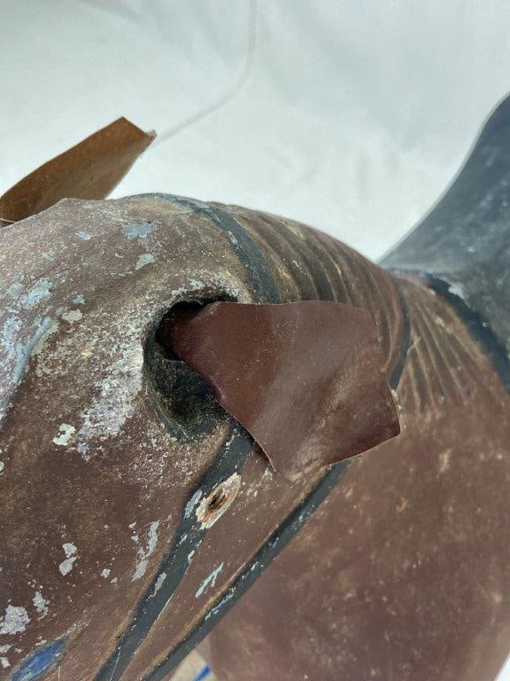 Vintage Cast Metal Rocking Horse - 3