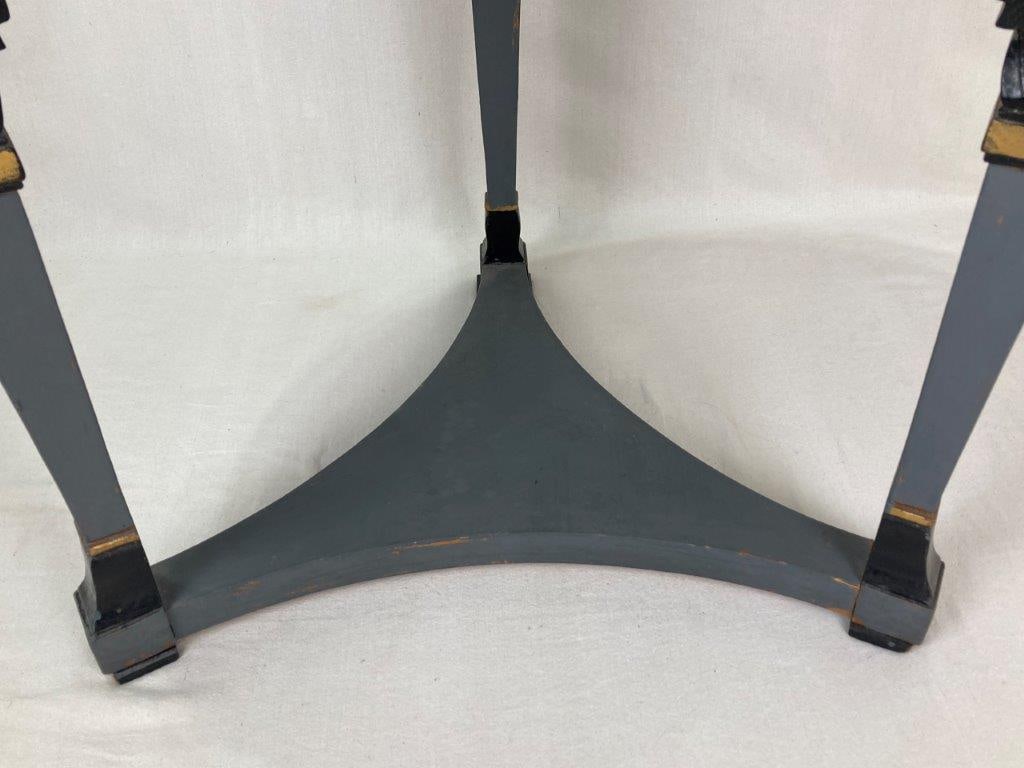 Neoclassical Granite Top Center Table - 6
