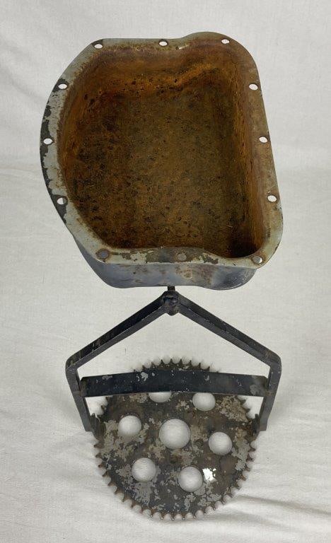Folk Art Metal Plant Stand - 2