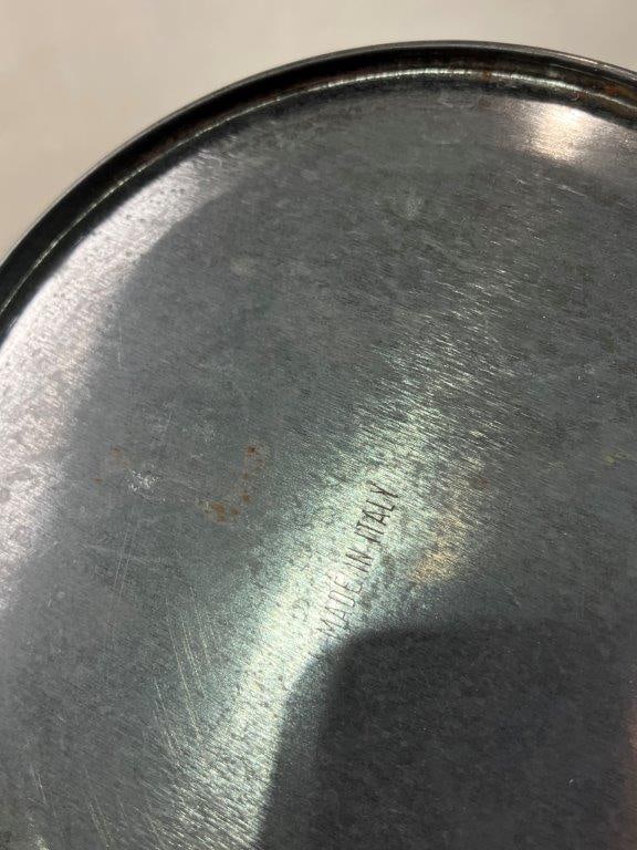 Tin and Brass Oil Pitcher - 8