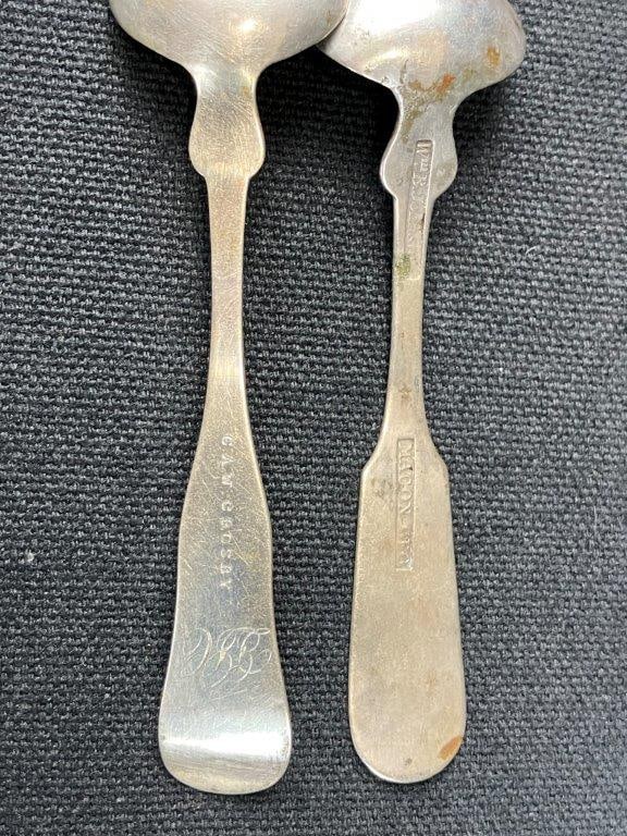 Four Coin Silver Spoons - 6
