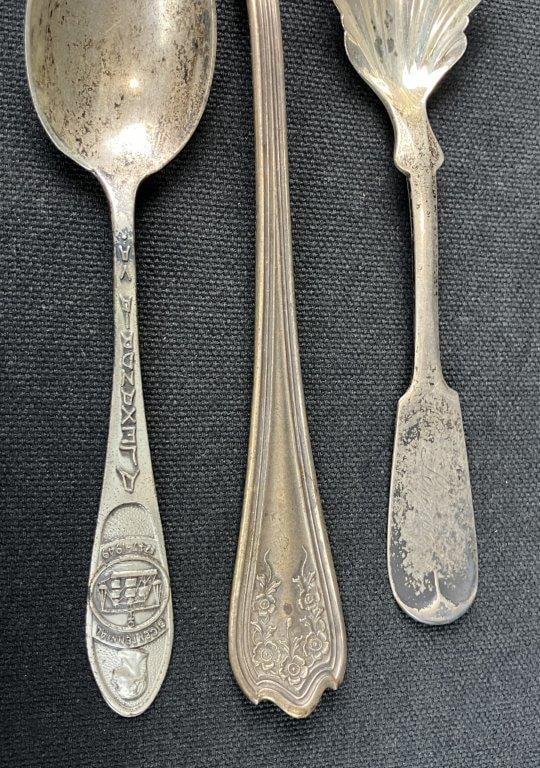 Sterling Silver Flatware and Dish - 4