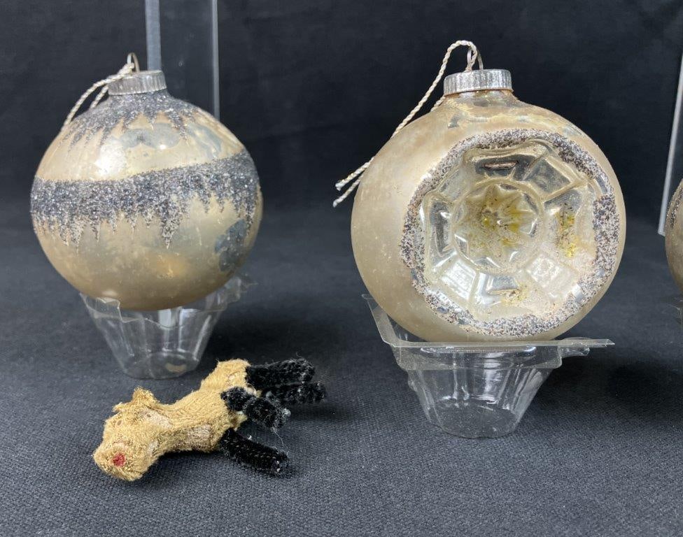 Mercury Glass Christmas Ornaments - 5