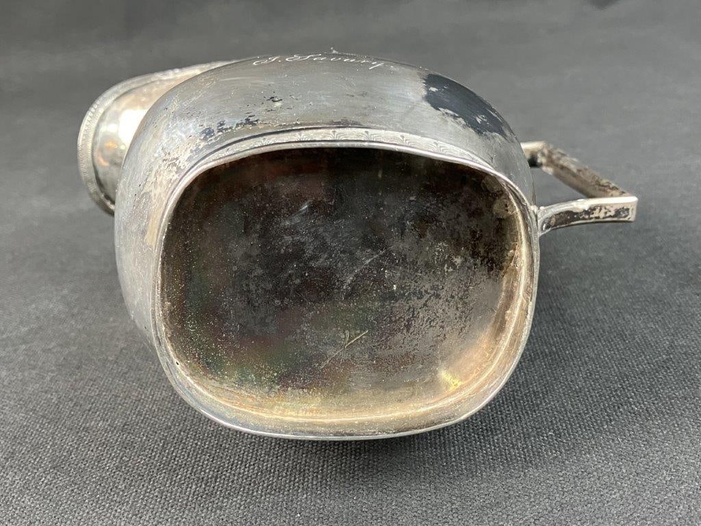 American Coin Silver Pitcher - 10
