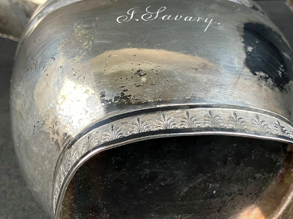 American Coin Silver Pitcher - 12