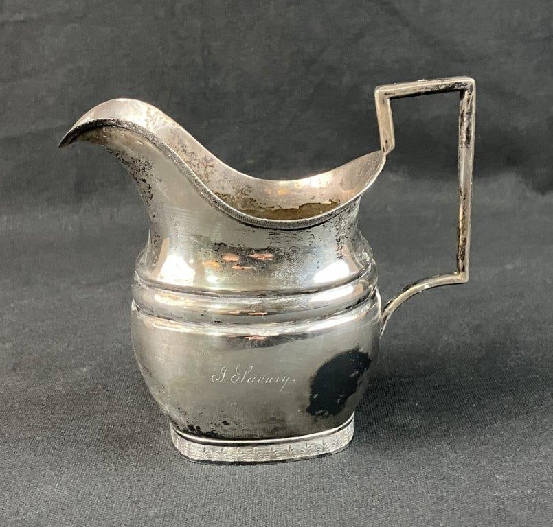 American Coin Silver Pitcher - 2